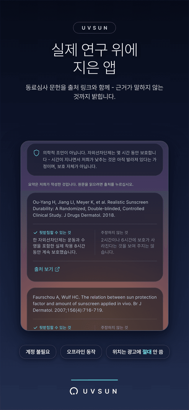 네 가지 하늘 테마 - 일출, 정오, 석양, 밤 (라이트/다크)